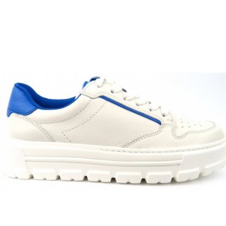 Paul Green Damen Mastercalf Soft Sportlicher Schnürer In 1 Offwhite/Blau Paul Green Damen Mastercalf Soft Sportlicher Schnürer In 1 Offwhite/Blau