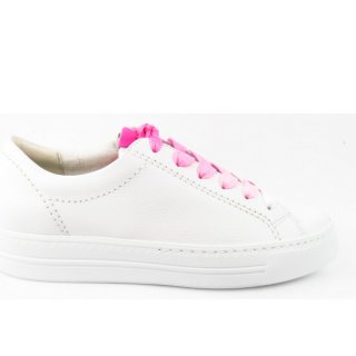 Paul Green Damen Calf White Flamingo Sneaker Low In Weiß Flamingo Paul Green Damen Calf White Flamingo Sneaker Low In Weiß Flamingo